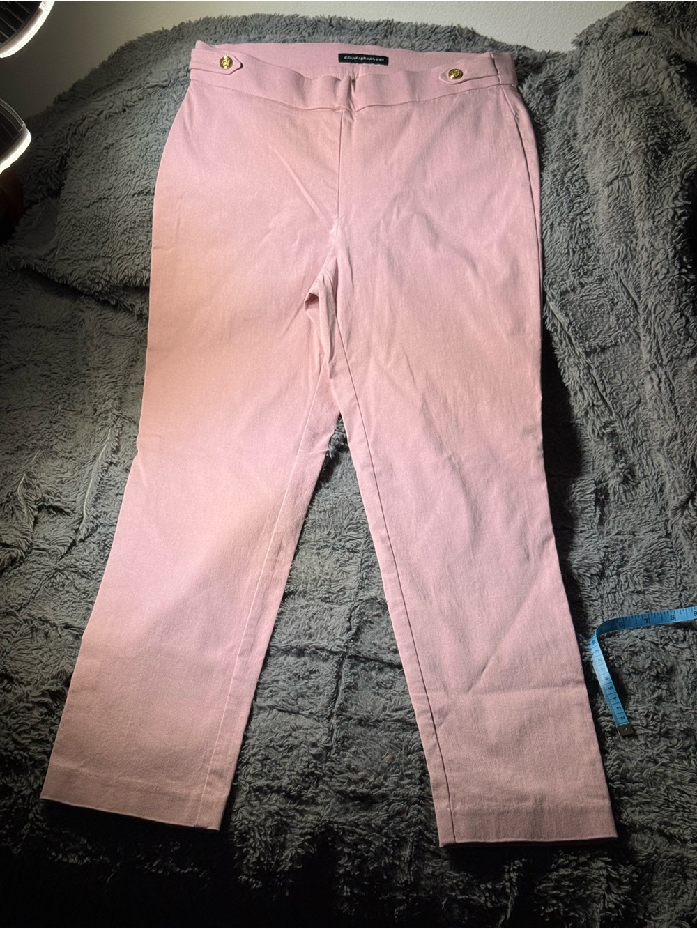 Counterparts Pastel Pink Pull-On Stretch Pants